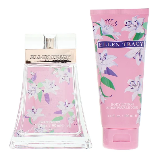 Ellen Tracy Sparkling Eau De Parfum + Body Lotion Gift Set 100ml