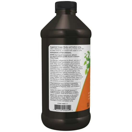 NOW Foods Acai Liquid Concentrate 473ml