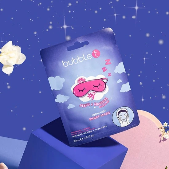 Bubble T Neroli & Tangerine Nightea Night Sheet Mask 20ml