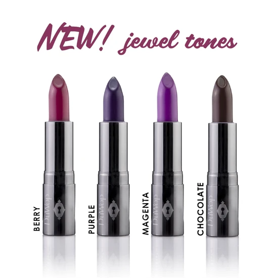 DuWop Private Lipstick Plum - warm plum rose