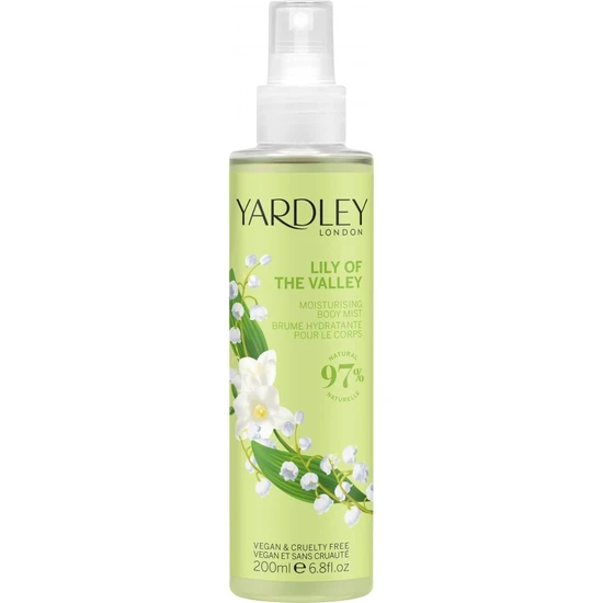 Yardley English Rose Fragrance Mist Spray 200ml