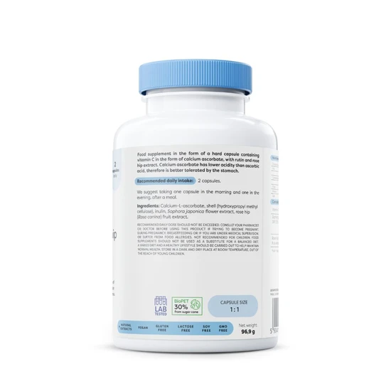 Osavi Vitamin C1000 With Rutin & Rose Hip Capsules 120 Capsules