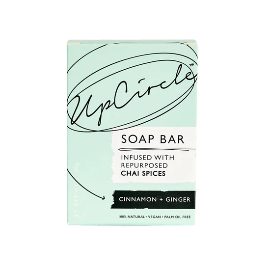 UpCircle Beauty Cinnamon & Ginger Chai Soap Bar 100g