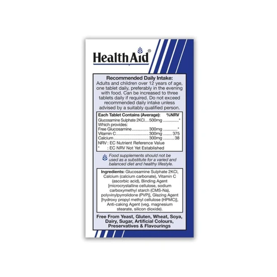 Health Aid Glucosamine Sulphate 500mg Tablets 30 Tablets