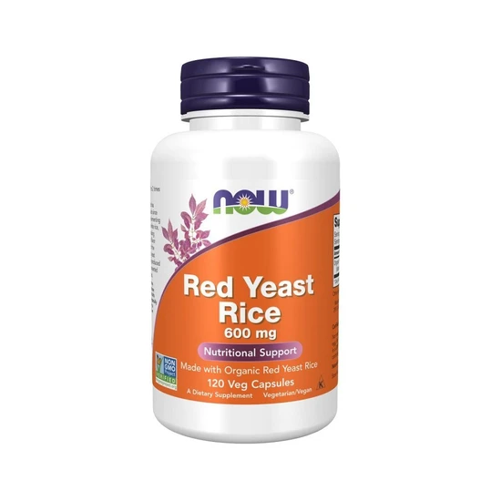 NOW Foods Red Yeast Rice 600mg 120 Capsules
