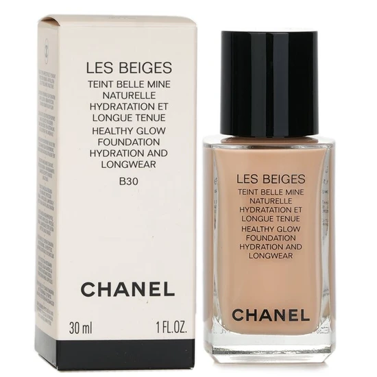 CHANEL Les Beiges Teint Belle Mine Naturelle Healthy Glow Hydration & Longwear Foundation B30