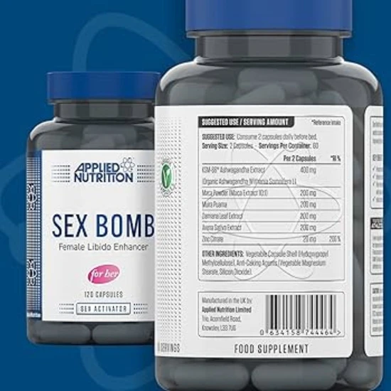 Applied Nutrition Sex Bomb For Her Capsules 120 Capsules