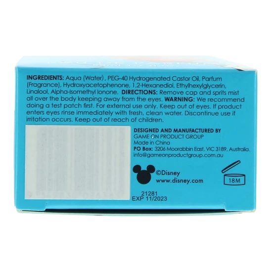 Disney Mickey Mouse I Love You Eau De Parfum 50ml