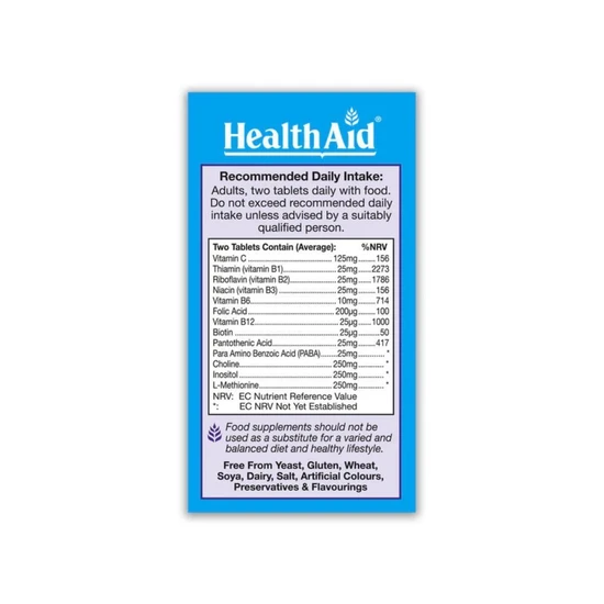 Health Aid Lipotropic Tablets 60 Tablets