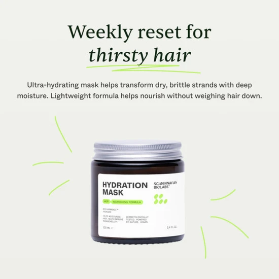 Scandinavian Biolabs Hair Hydration Mask 100ml