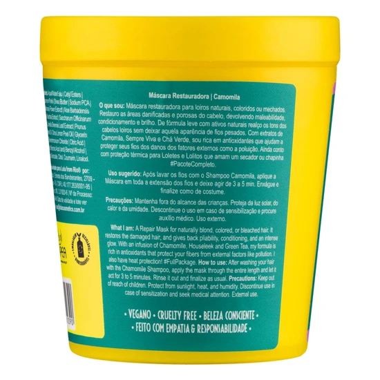 Lola Camomila Restorative Mask 230g