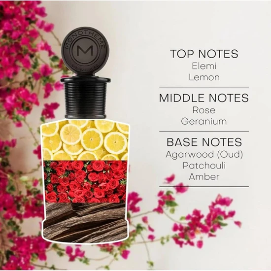 Monotheme Rose Oud Eau De Parfum 100ml