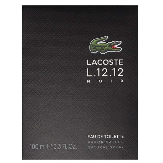 Lacoste Eau De Lacoste L.12.12 Noir Eau De Toilette 100ml