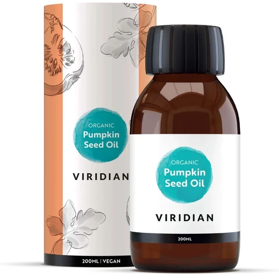 Viridian 100% Organic Pumpkin Seed Oil 200ml