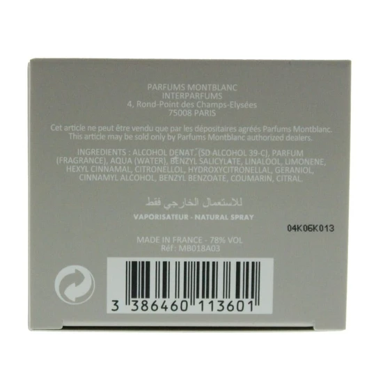 Montblanc Signature Eau De Parfum 30ml