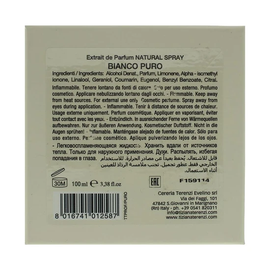 Tiziana Terenzi Bianco Puro Extrait De Parfum 100ml