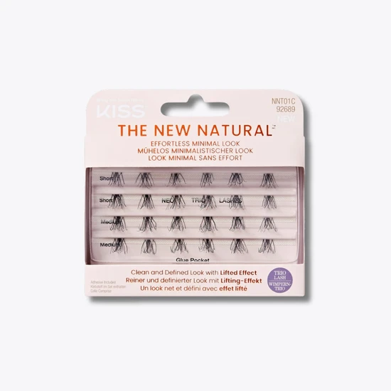 Kiss The New Natural Trio False Eyelash Clusters 01 Neo