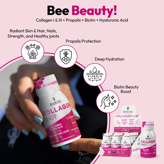 BEE&YOU Collagen Propolis Shot 12 x 50ml