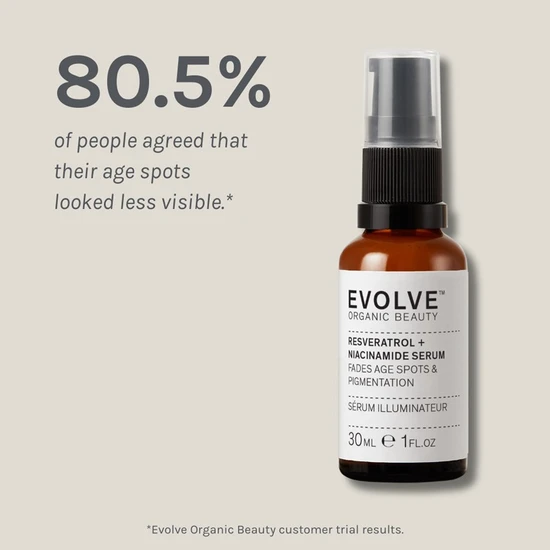Evolve Beauty Resveratrol + Niacinamide Serum 30ml