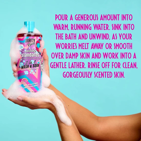Dirty Works Bubble Standards 2 In 1 Wash & Soak 750ml