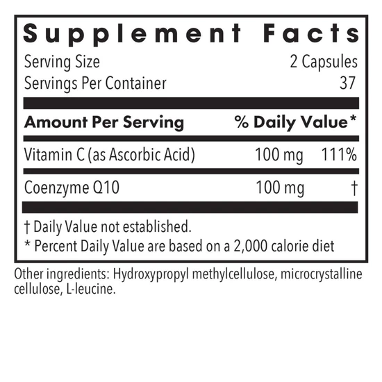 Allergy Research Group Coenzyme Q10 50mg 75 Capsules