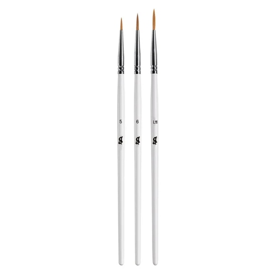 Glisten Cosmetics Thick Liner Brush Set