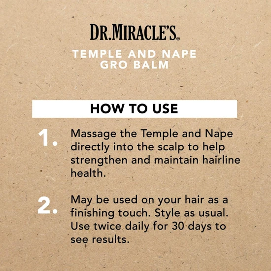 Dr. Miracle's Temple & Nape Gro Balm Regular 113 g