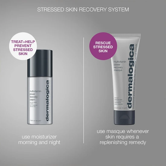 Dermalogica Stressed Skin Recovery System Kit 50ml Recovery Cream & 75ml Recovery Mask
