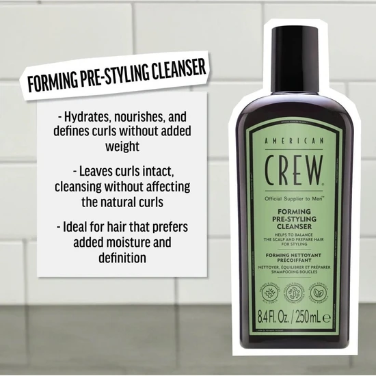 American Crew Forming Duo Gift Set Pre Styling Cleanser + Foaming Cream