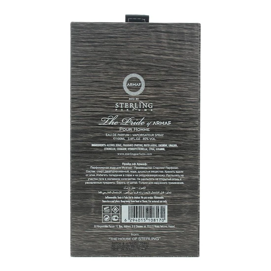 Armaf The Pride Of Armaf Eau De Parfum 100ml
