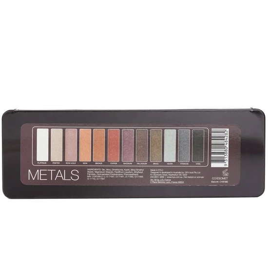 BYS Eyeshadow Palette Metals