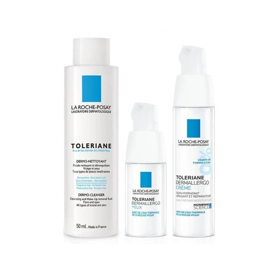 La Roche-Posay Toleriane Dermallergo 3 Step Kit