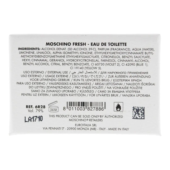 Moschino Fresh Couture Eau De Toilette 30ml