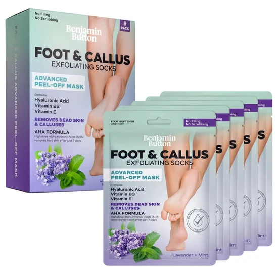 Benjamin Button Exfoliating Foot Mask x 5