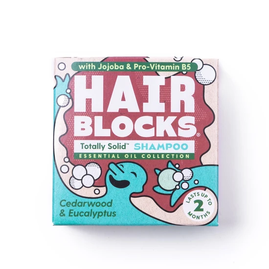 Shower Blocks Solid Shampoo 1x - Cedarwood & Eucalyptus