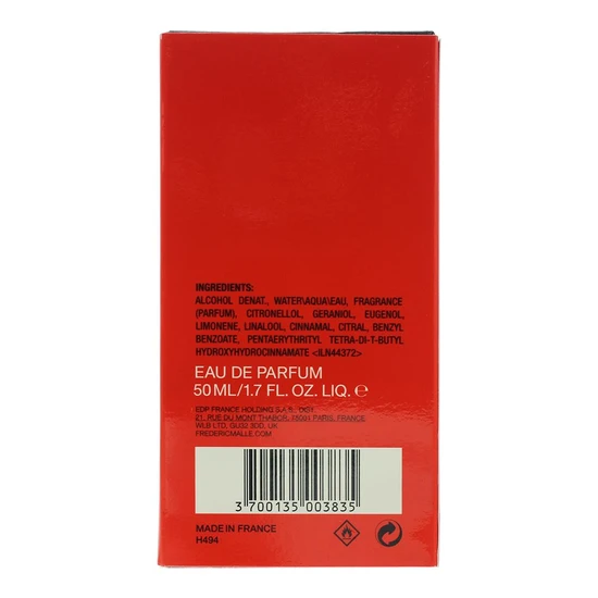 Frederic Malle Geranium Pour Monsieur Spray By Dominique Ropion 50ml