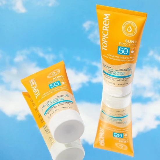 Topicrem Sun Protect Matte Finish Mousse Cream SPF 50 50ml
