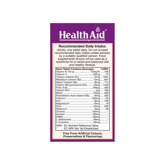 Health Aid HairSkiNail Formula Tablets 30 Tablets