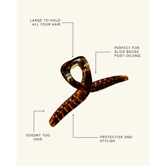 Resèt Large Claw Clip