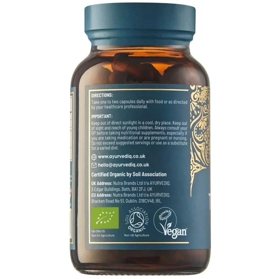 Ayurvediq Wellness Organic Ginger Capsules 60 Capsules