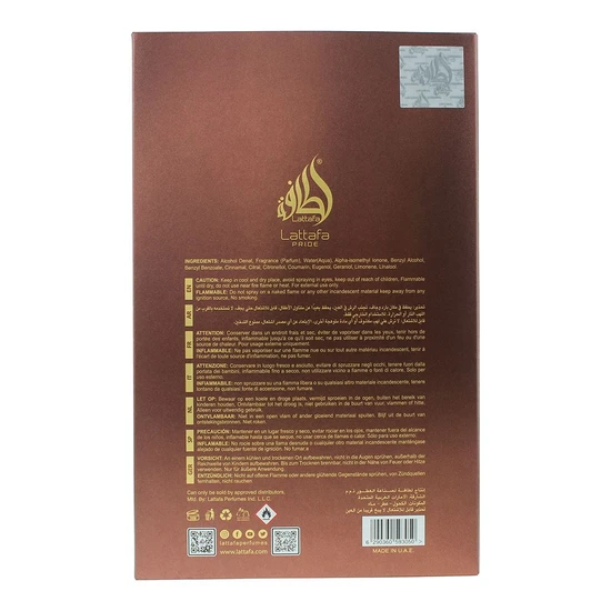 Lattafa Pride Masa Eau De Parfum 100ml