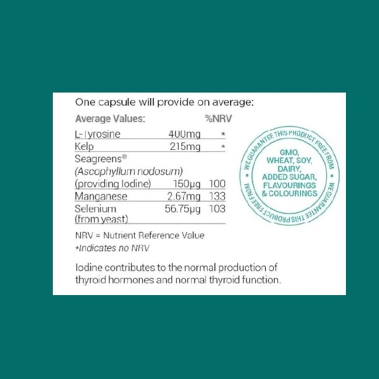 Cytoplan Thryoid Support Capsules 120 Capsules