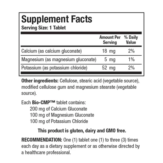 Biotics Research Bio-CMP Tablets 100 Tablets