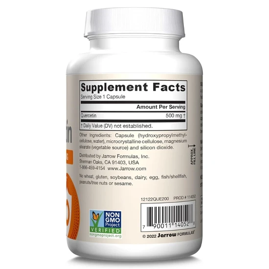 Jarrow Formulas Quercetin 500mg Vegicaps 30 Vegicaps