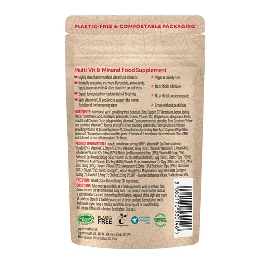 Together Health Multivitamin & Mineral Vegicaps 30 Vegicaps