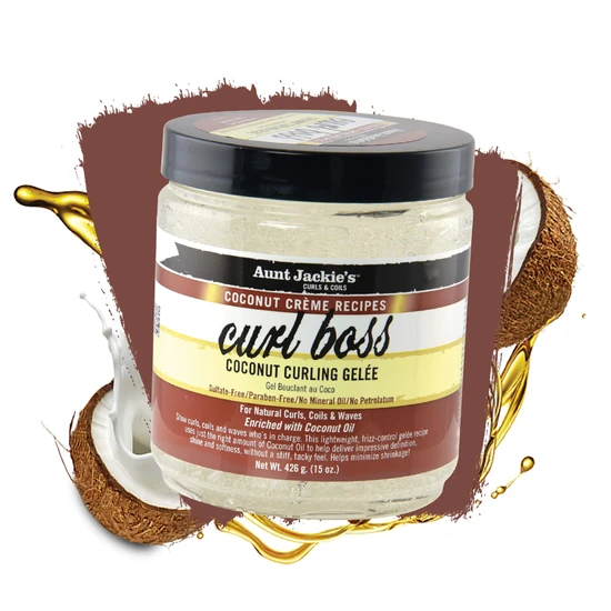 Aunt Jackie's Curl Boss Coconut Curling Gelee 15oz