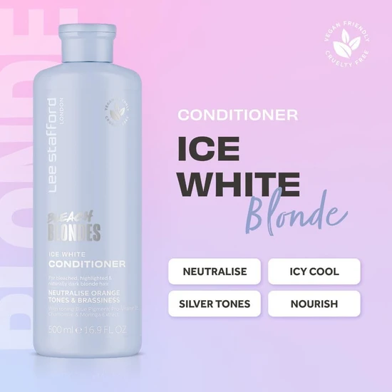 Lee Stafford Bleach Blondes Ice White Conditioner 500ml