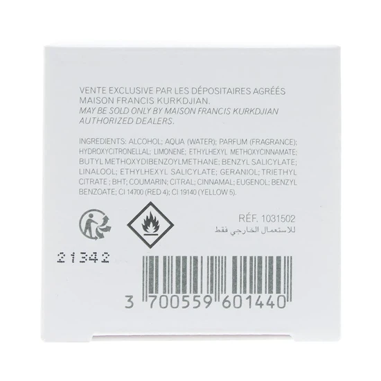 Maison Francis Kurkdjian Aqua Vitae Eau De Toilette 70ml