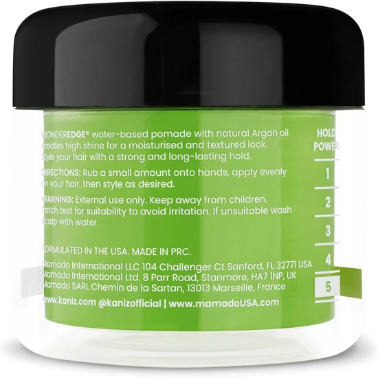 Kaniz Wonder Edge Citrus Scent Strong Hold Water Based Pomade 120ml