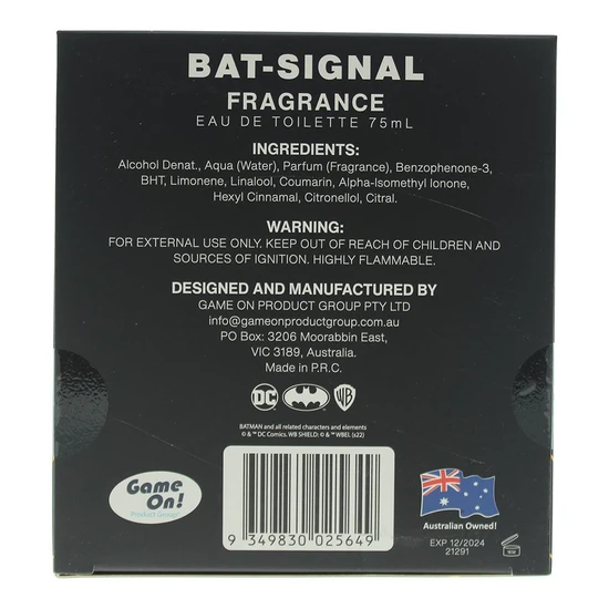 DC Batman Bat-Signal Eau De Toilette 75ml